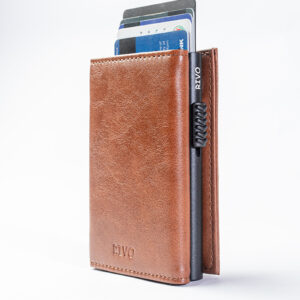 Caramel Brown- Smart Card Holder Leather Wallet